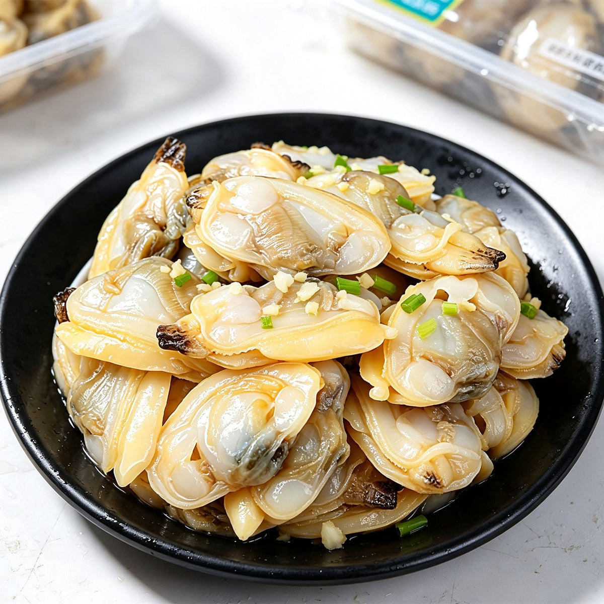 Fresh Cooked Clams In Shell