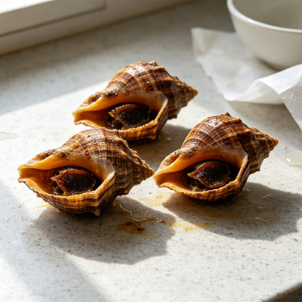 Fresh-Frozen Whole Sea Snails In Shell